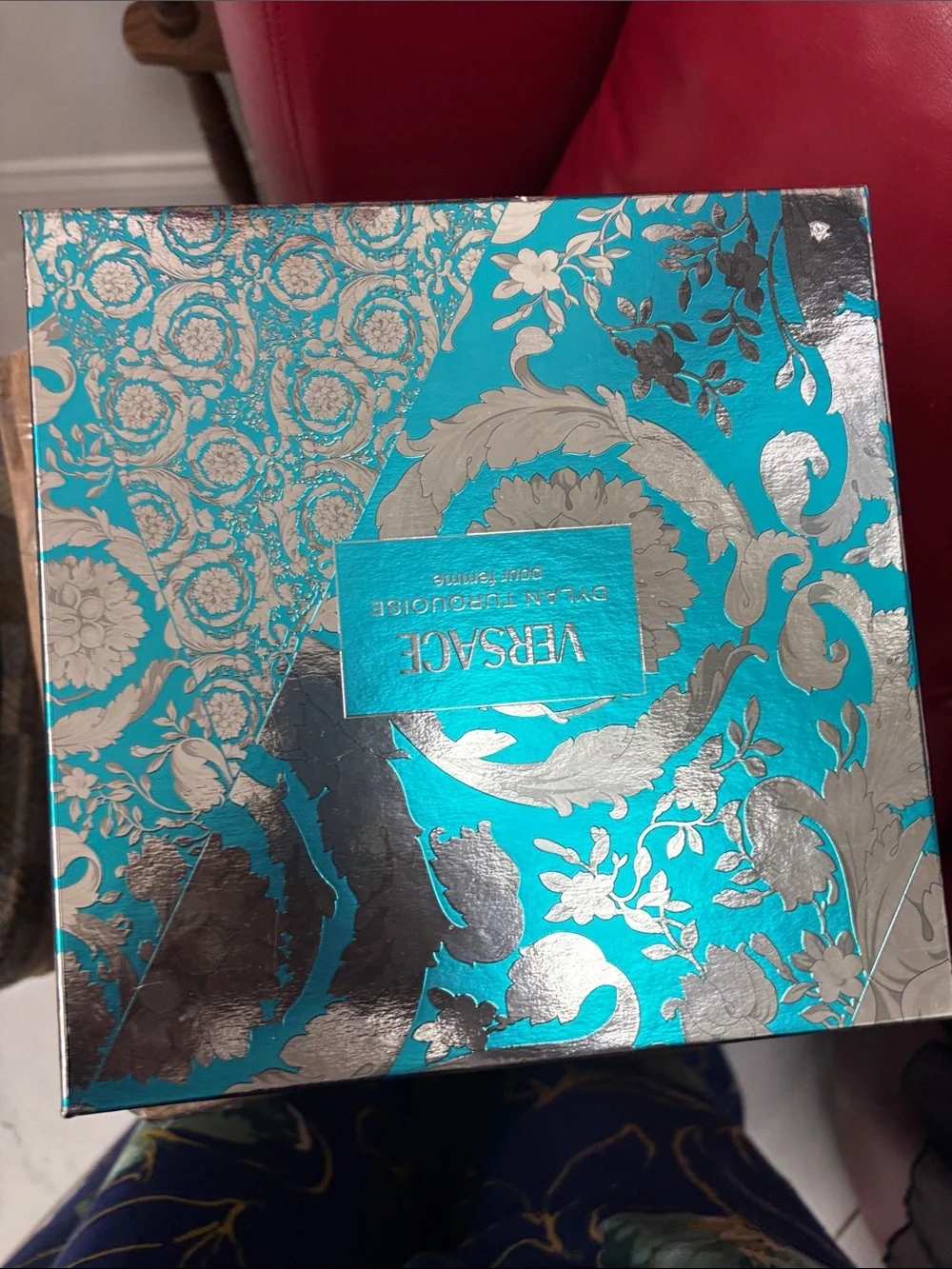 Versace Dylan Turquoise Boxed Set — Turquoise & Gold NWOT(1 BX)